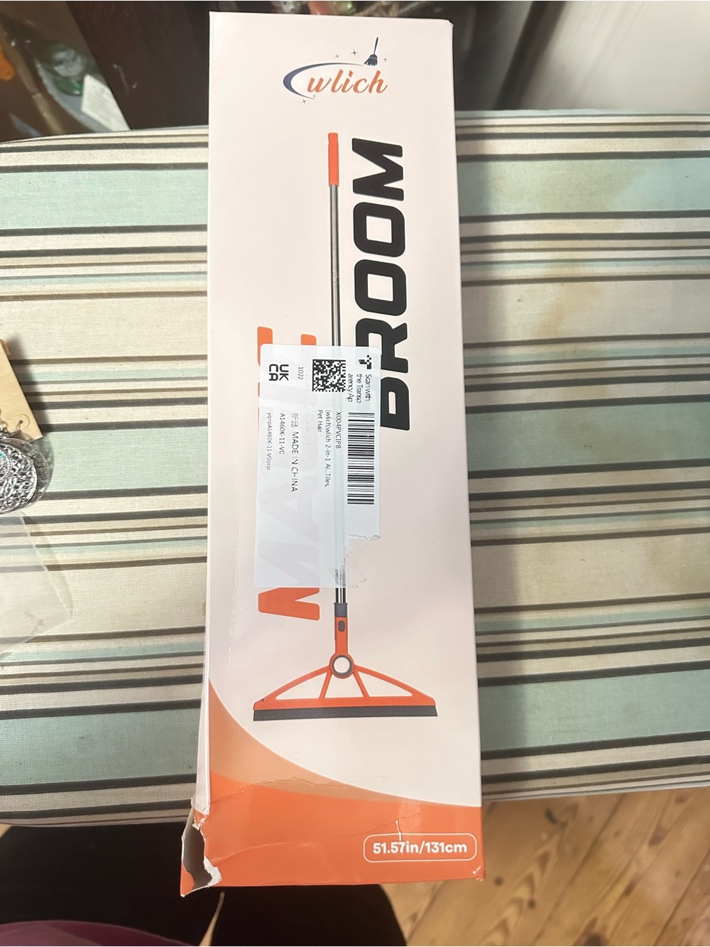 Wlich Orange Broom - Multi-Surface Cleaning